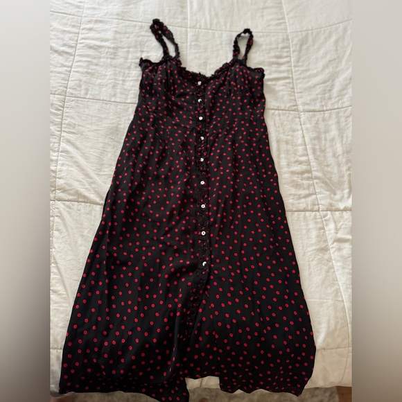 Réalisation Par 'Juliet' Dress, Italia Dot color black / red, size XL - Picture 9 of 9